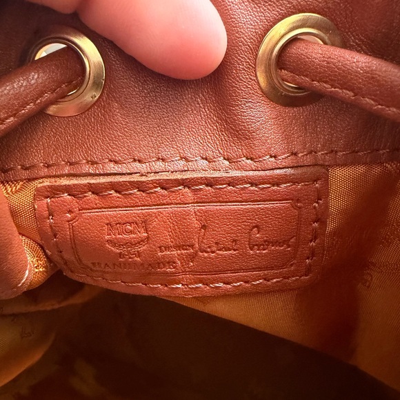 MCM Brown Leather Crossbody Bag - Picture 5 of 7